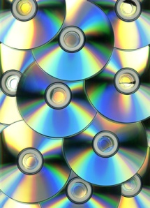compact disk for digital scrapbooking storage