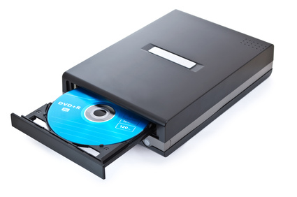 A CD, DVD, or Blu-ray burner for recording optical discs. Proper recording or burning techniques need to be followed in order to produce good quality low error discs.
