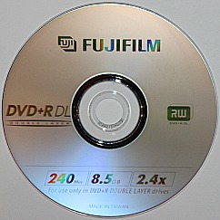 DVD+R DL is a dual layer DVD recordable disc