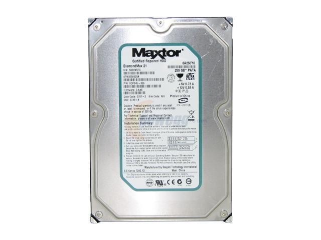 A picture of a Maxtor internal hard disk drive.