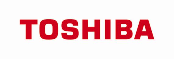 Toshiba hard drives company logo.