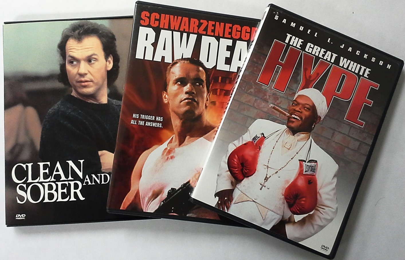 DVD movies new releases such as Clean and Sober, Raw Deal, and The Hype, can be found on a variety of website sites like Moviefone, Rotten Tomatoes, or Metacritic.
