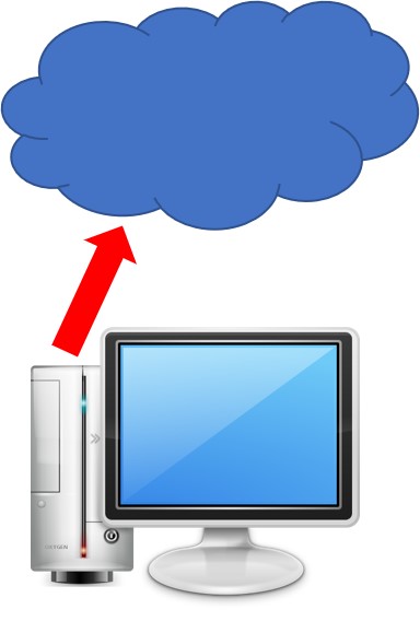 Storing computer stored data in the cloud. Because of costs, upload and download times, and security issues, storing your computer files with cloud storage companies may not be the best option.