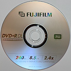 Dual Layer DVD or DL Dual Layer Media