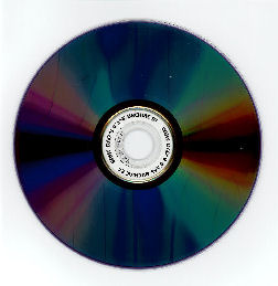 An archival recordable DVD or archival DVD-R with a gold metal layer. The disc will not be bright blue or bluish purple in color when viewed from the base side. The color is more subdued.