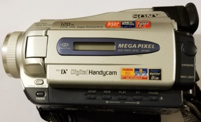 A Sony miniDV camcorder can be used as a VHS to DVD Converter in order to digitize analog video to a digital form.