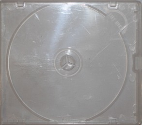 A one piece more durable polypropylene jewel case for disc storage. This case provides better protection for the disc, especially when handled frequently.