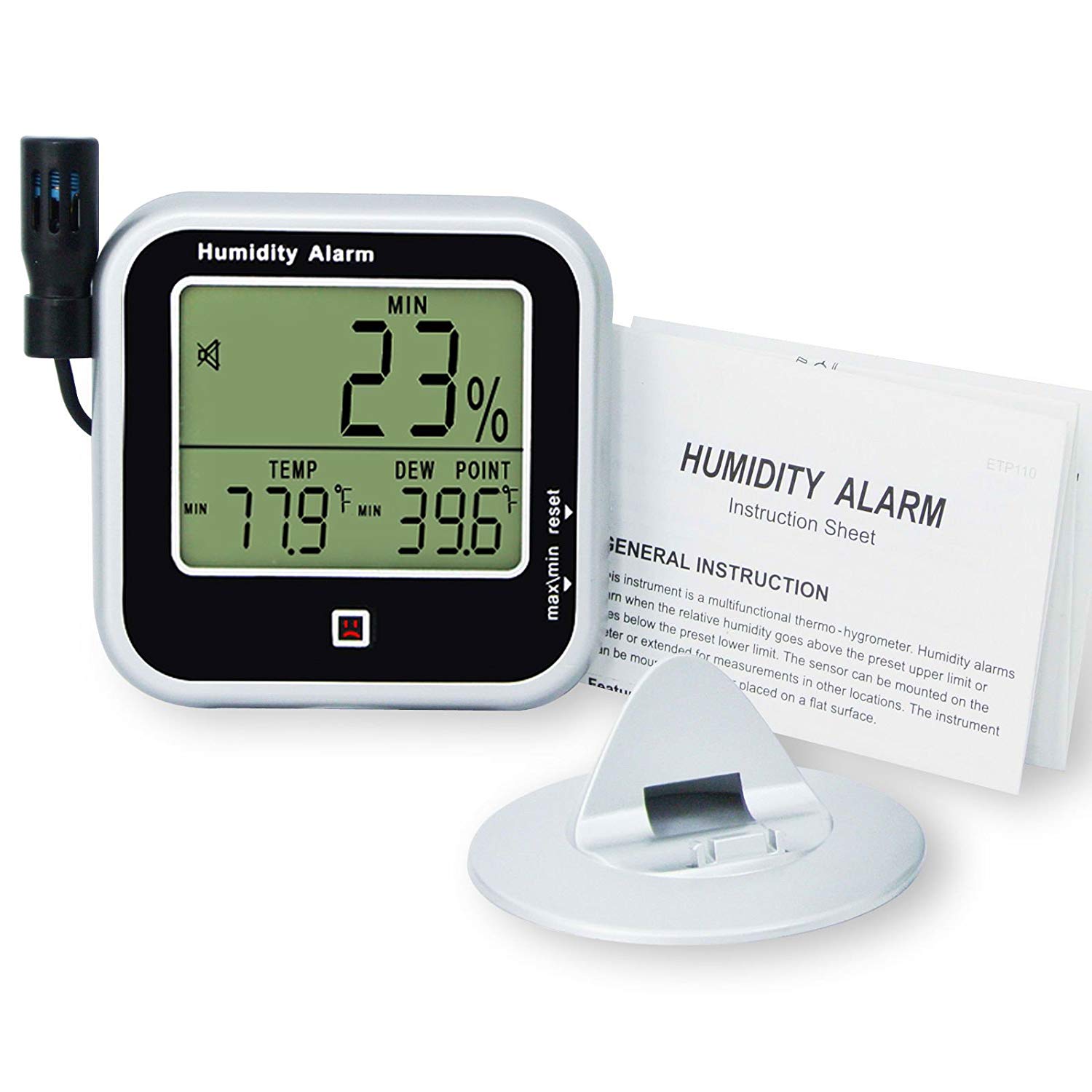 One type of temperature and relative humidity monitoring device to assess the storage environment for optical discs.